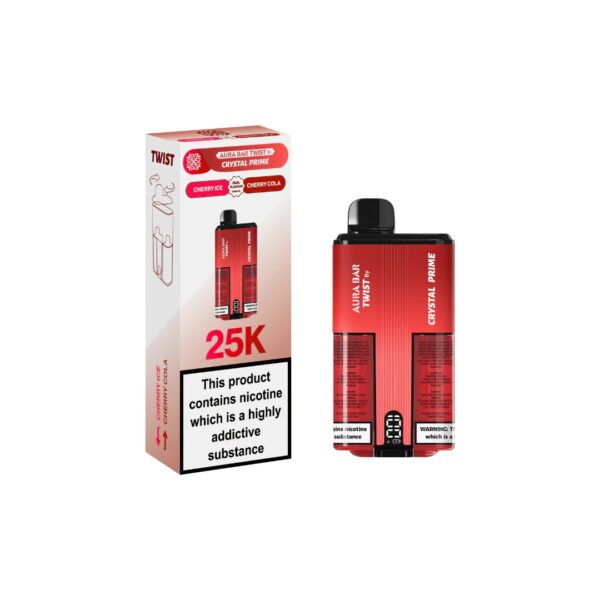 CRYSTAL PRIME TWIST 25K DISPOSABLE VAPE KIT 20MG - Image 11