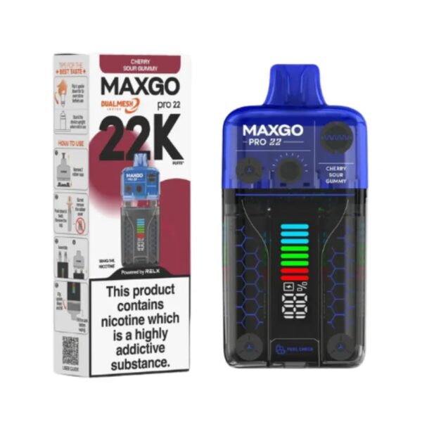 RELX MAXGO PRO 22K PREFILLED POD VAPE KIT 18MG - Image 10