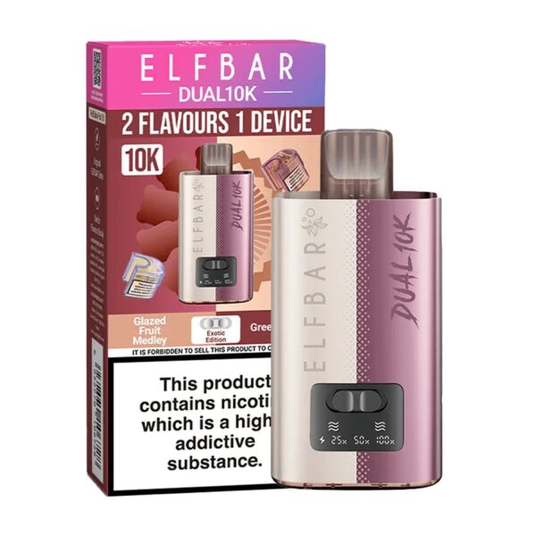 ELF BAR DUAL 10K PREFILLED POD VAPE KIT 20MG - Image 24