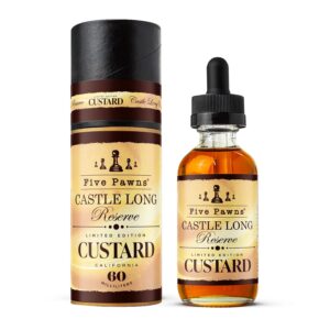 FIVE PAWNS CASTLE LONG RESERVE CUSTARD LIMITED EDITION 50ML E LIQUID