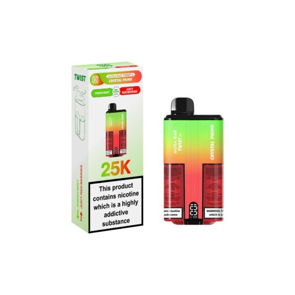 CRYSTAL PRIME TWIST 25K DISPOSABLE VAPE KIT 20MG - Image 15