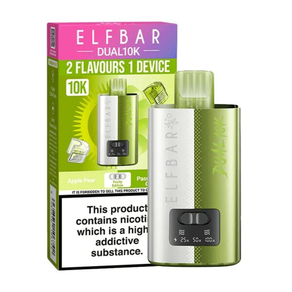 ELF BAR DUAL 10K PREFILLED POD VAPE KIT 20MG - Image 28