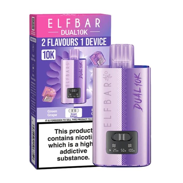 ELF BAR DUAL 10K PREFILLED POD VAPE KIT 20MG - Image 30
