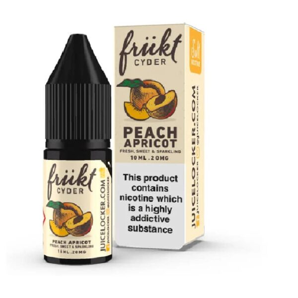 PEACH APRICOT 10ML NIC SALT FRUKT CYDER