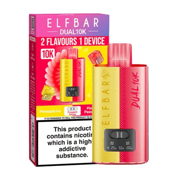 ELF BAR DUAL 10K PREFILLED POD VAPE KIT 20MG - Image 36
