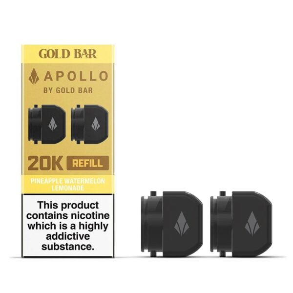 GOLD BAR APOLLO 20K PREFILLED PODS 20MG (2 PACK) - Image 6