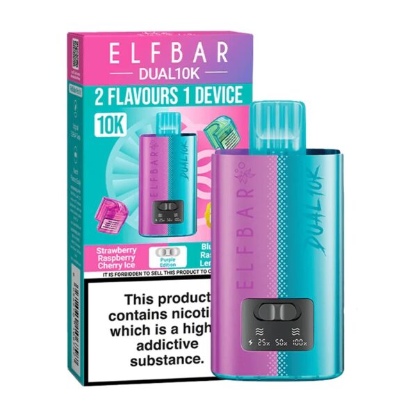 ELF BAR DUAL 10K PREFILLED POD VAPE KIT 20MG - Image 38