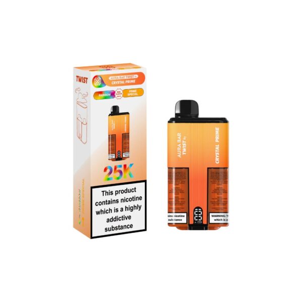 CRYSTAL PRIME TWIST 25K DISPOSABLE VAPE KIT 20MG - Image 23