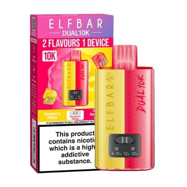 ELF BAR DUAL 10K PREFILLED POD VAPE KIT 20MG - Image 40