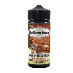 ROCKY ROAD NUTTY CHOCOLATE ICE CREAM 100ML E LIQUID HEAVEN HAZE EXP