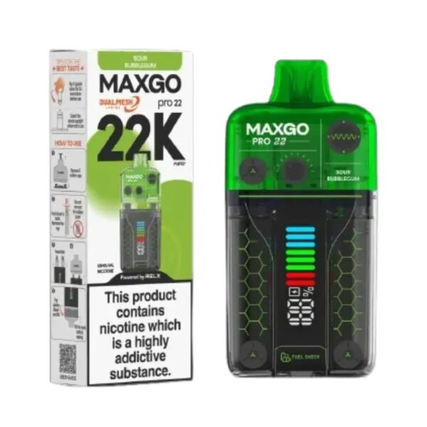 RELX MAXGO PRO 22K PREFILLED POD VAPE KIT 18MG - Image 12