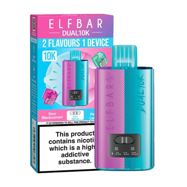 ELF BAR DUAL 10K PREFILLED POD VAPE KIT 20MG - Image 4