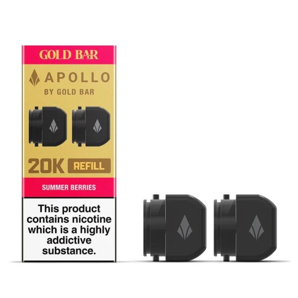 GOLD BAR APOLLO 20K PREFILLED PODS 20MG (2 PACK) - Image 10
