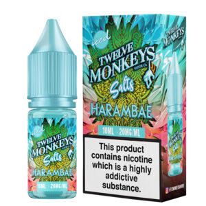 HARAMBAE ICED 10ML NIC SALT TWELVE MONKEYS