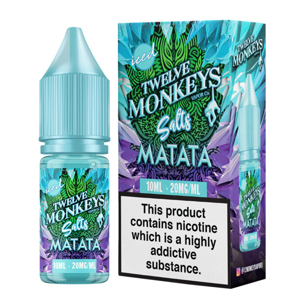 MATATA ICED 10ML NIC SALT TWELVE MONKEYS