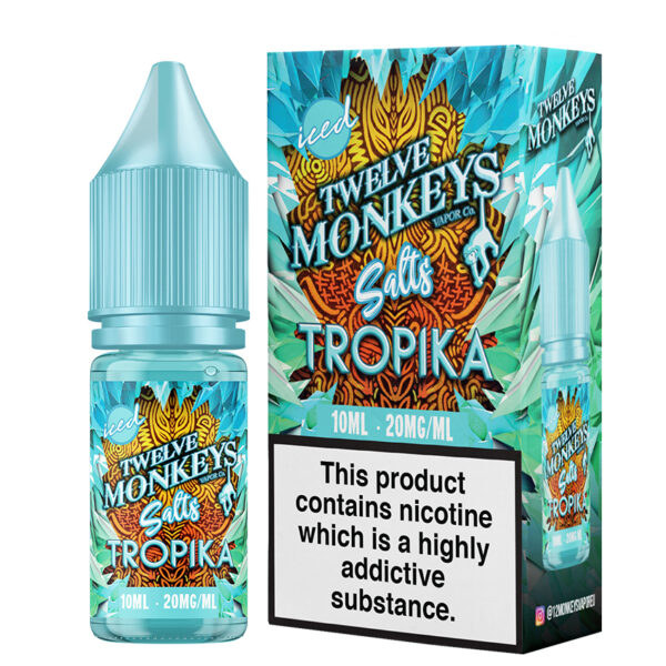 TROPIKA ICED 10ML NIC SALT TWELVE MONKEYS
