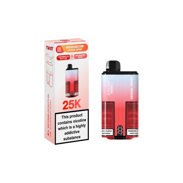 CRYSTAL PRIME TWIST 25K DISPOSABLE VAPE KIT 20MG - Image 4
