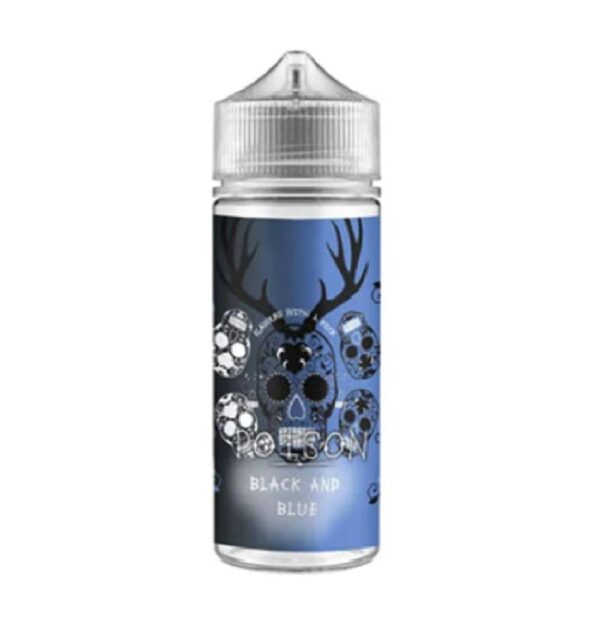 BLACK AND BLUE 100ML E-LIQUID BY POISON