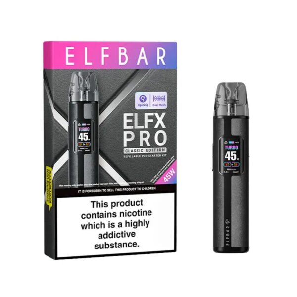 ELF BAR ELFX PRO CLASSIC EDITION POD VAPE KIT 1200MAH - Image 2