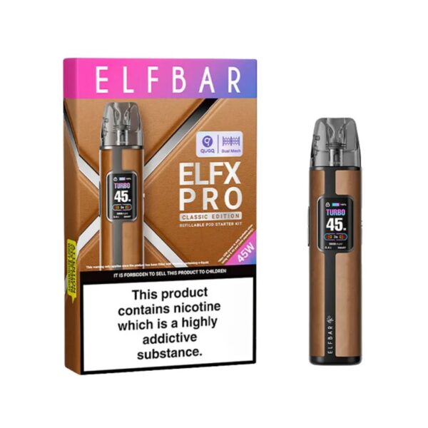 ELF BAR ELFX PRO CLASSIC EDITION POD VAPE KIT 1200MAH - Image 3