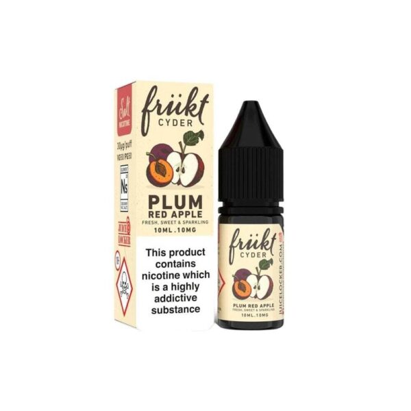 PLUM RED APPLE 10ML NIC SALT FRUKT CYDER