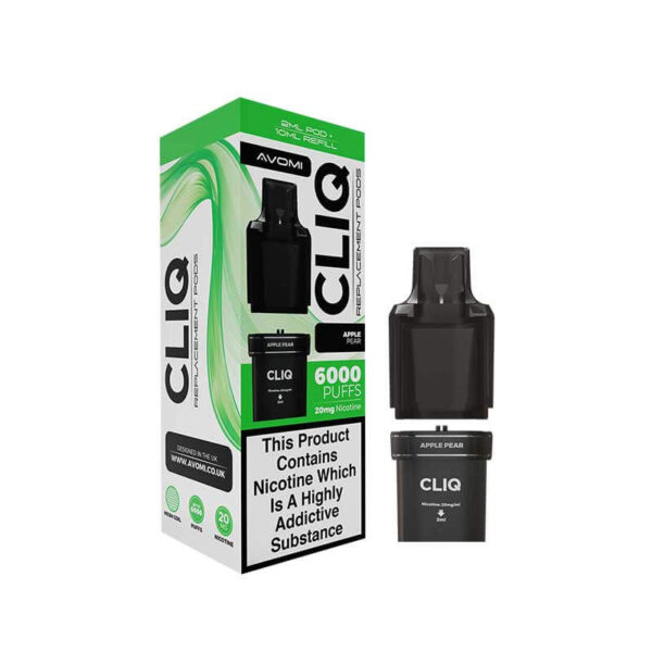 AVOMI CLIQ 6000 PREFILLED VAPE PODS 20MG - Image 2