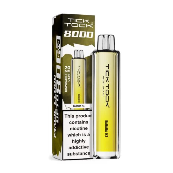 TICK TOCK MAGIC 8000 PREFILLED POD VAPE KIT 20MG - Image 52