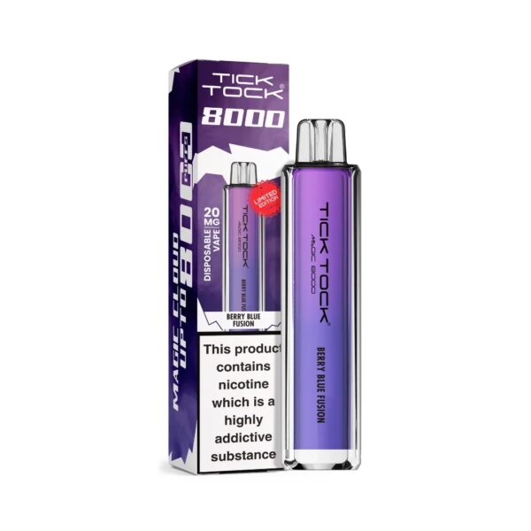 TICK TOCK MAGIC 8000 PREFILLED POD VAPE KIT 20MG - Image 56
