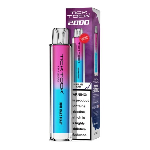 TICK TOCK MINI 2000 DISPOSABLE VAPE KIT 20MG - Image 58