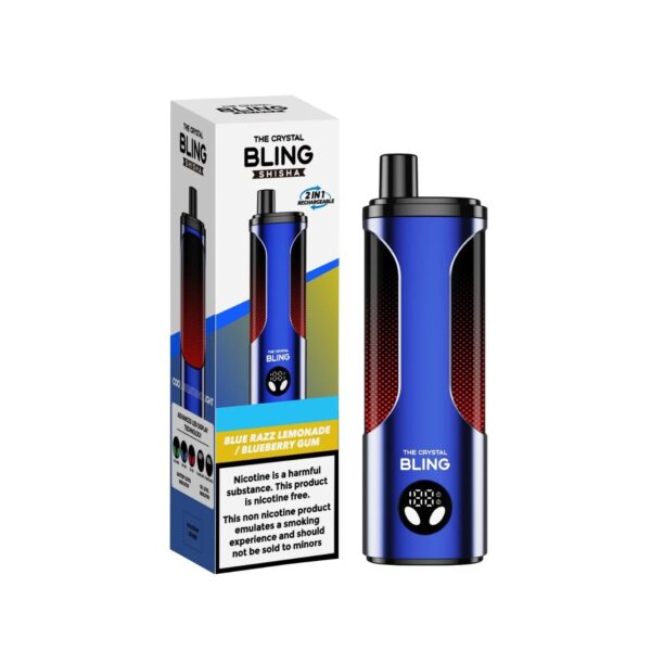 THE CRYSTAL BLING SHISHA 25K PREFILLED POD VAPE KIT 5G HRTP - Image 4