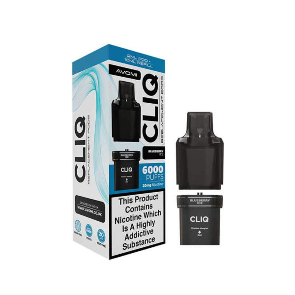 AVOMI CLIQ 6000 PREFILLED VAPE PODS 20MG - Image 3