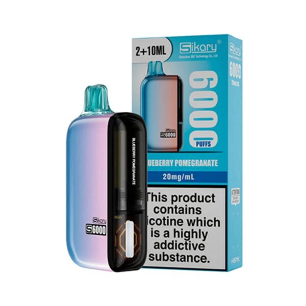 SKE SIKARY S6000 PREFILLED POD VAPE KIT 20MG - Image 7