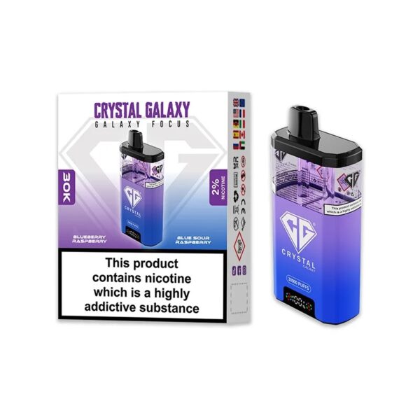 CRYSTAL GALAXY FOCUS 30K DISPOSABLE VAPE KIT 20MG - Image 6