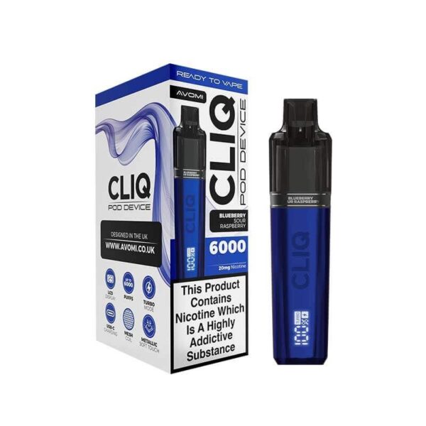 AVOMI CLIQ 6000 PREFILLED POD VAPE KIT 20MG - Image 3