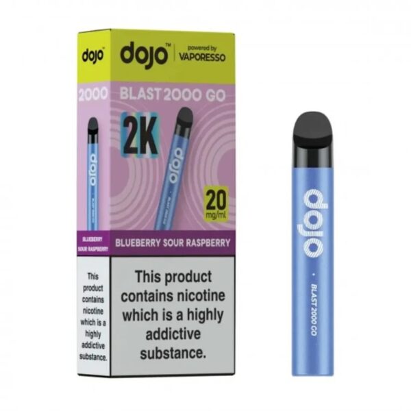 VAPORESSO DOJO BLAST 2000 GO PREFILLED POD VAPE KIT 20MG - Image 10