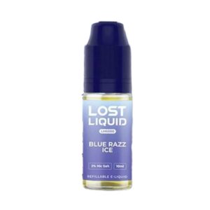 BLUE RAZZ ICE 10ML NIC SALT LOST LIQUID