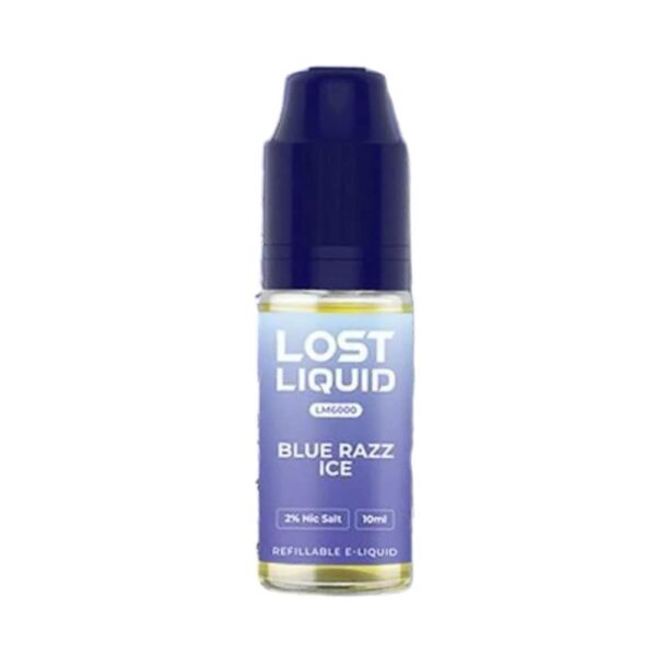 BLUE RAZZ ICE 10ML NIC SALT LOST LIQUID