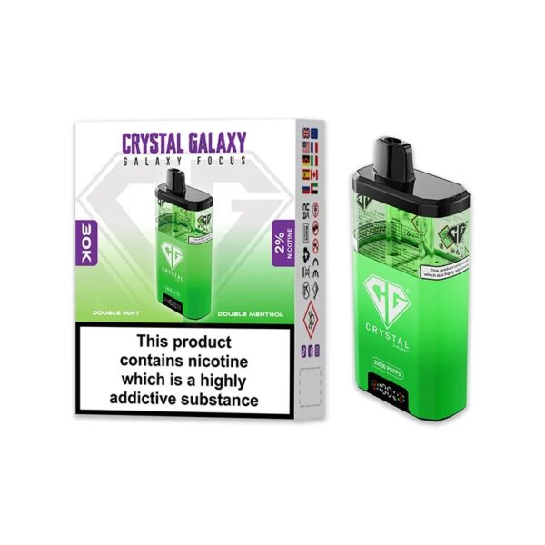 CRYSTAL GALAXY FOCUS 30K DISPOSABLE VAPE KIT 20MG - Image 9