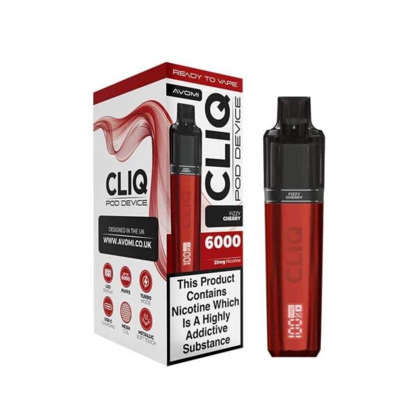 AVOMI CLIQ 6000 PREFILLED POD VAPE KIT 20MG - Image 5