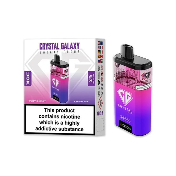 CRYSTAL GALAXY FOCUS 30K DISPOSABLE VAPE KIT 20MG - Image 10