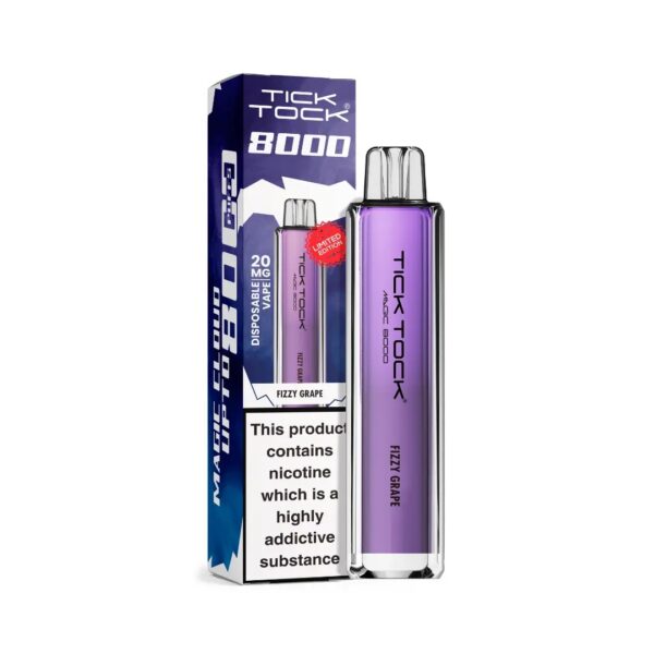 TICK TOCK MAGIC 8000 PREFILLED POD VAPE KIT 20MG - Image 74