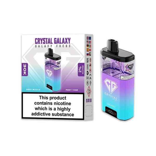 CRYSTAL GALAXY FOCUS 30K DISPOSABLE VAPE KIT 20MG - Image 11