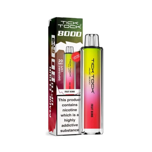 TICK TOCK MAGIC 8000 PREFILLED POD VAPE KIT 20MG - Image 28