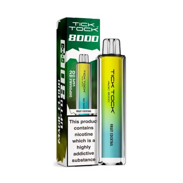TICK TOCK MAGIC 8000 PREFILLED POD VAPE KIT 20MG - Image 30