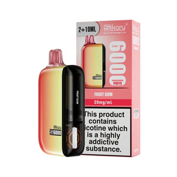 SKE SIKARY S6000 PREFILLED POD VAPE KIT 20MG - Image 5