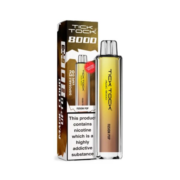 TICK TOCK MAGIC 8000 PREFILLED POD VAPE KIT 20MG - Image 32