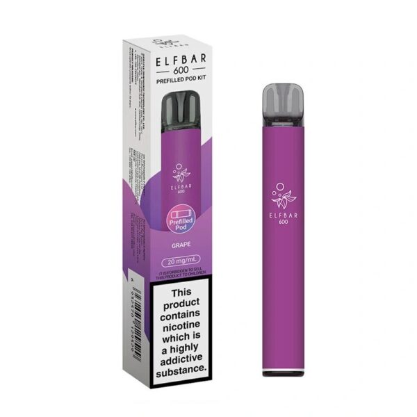 ELF BAR 600 PREFILLED POD VAPE KIT 20MG - Image 24