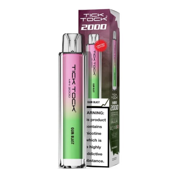 TICK TOCK MINI 2000 DISPOSABLE VAPE KIT 20MG - Image 34