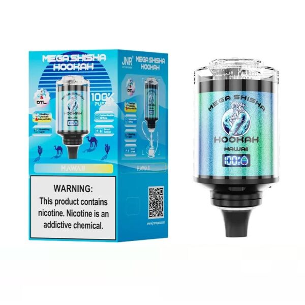 JNR MEGA SHISHA HOOKAH 100K DISPOSABLE VAPE 20MG - Image 3
