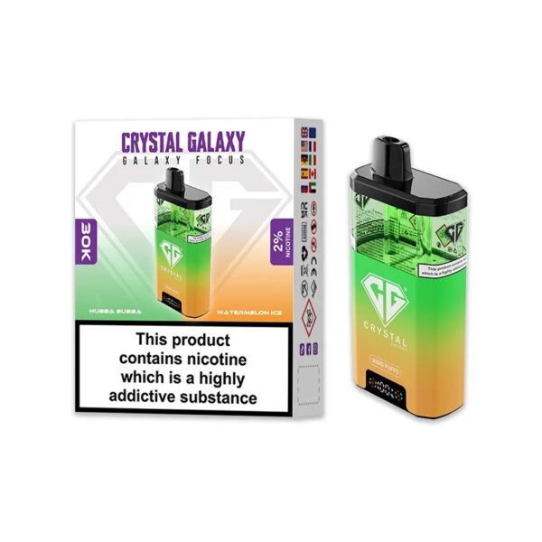 CRYSTAL GALAXY FOCUS 30K DISPOSABLE VAPE KIT 20MG - Image 13